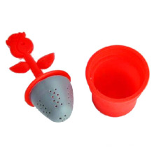 Silikon-Infuser, Edelstahl-Infuser, Teesieb, Teefilter